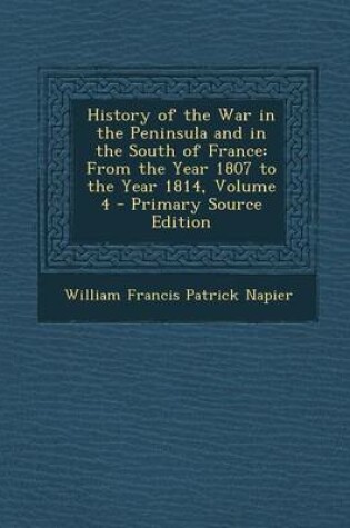 Cover of History of the War in the Peninsula and in the South of France