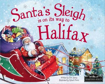 Book cover for Santa's Sleigh is on it's Way to Halifax