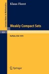 Book cover for Weakly Compact Sets