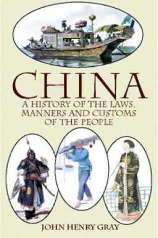 Cover of China: A History of the Laws: Vol 1