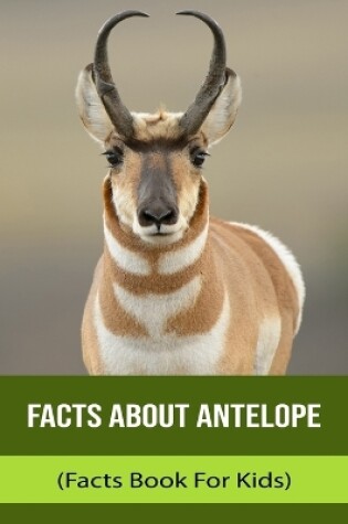 Cover of Facts About Antelope (Facts Book For Kids)