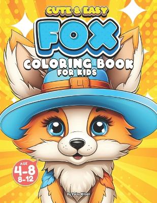 Book cover for Fox Coloring Book for Kids