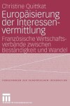 Book cover for Europaisierung Der Interessenvermittlung