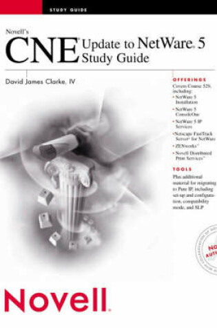 Cover of Novell's CNE Update to Netware 5 Study Guide