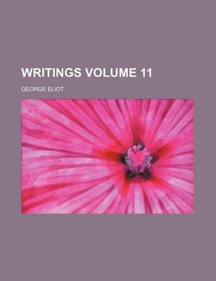 Book cover for Writings Volume 11