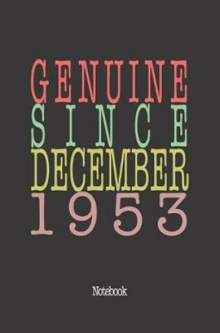 Cover of Genuine Since December 1953