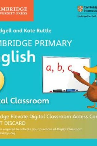 Cover of Cambridge Primary English Stage 1 Cambridge Elevate Digital Classroom Access Card (1 Year)