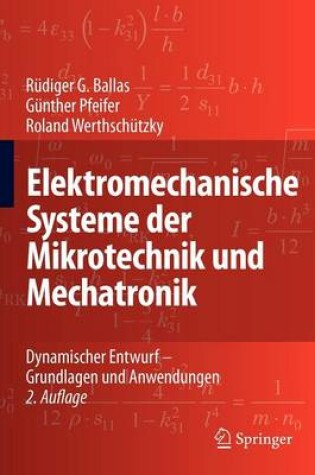 Cover of Elektromechanische Systeme Der Mikrotechnik Und Mechatronik