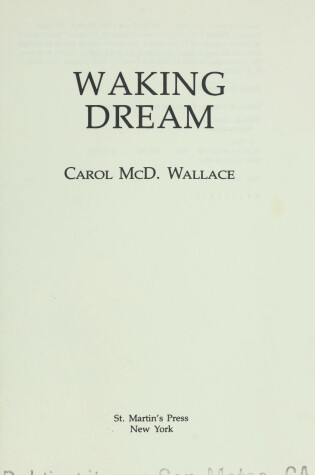 Cover of Waking Dream
