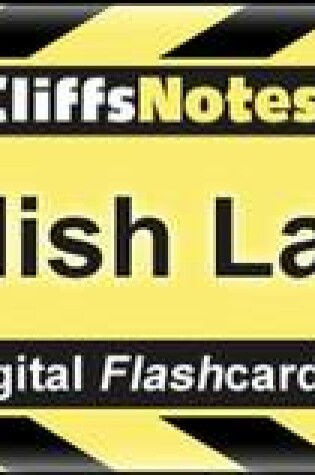 Cover of Cliffsnotes AP English Language Flashcards