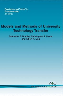 Book cover for Models and Methods of University Technology Transfer