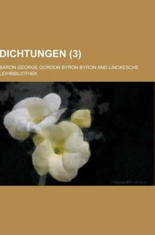 Cover of Dichtungen (3 )