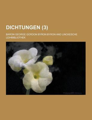 Book cover for Dichtungen (3 )