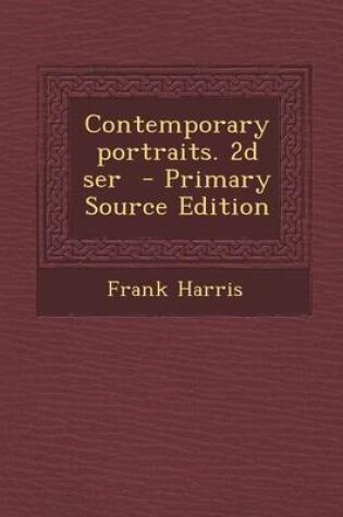 Cover of Contemporary Portraits. 2D Ser