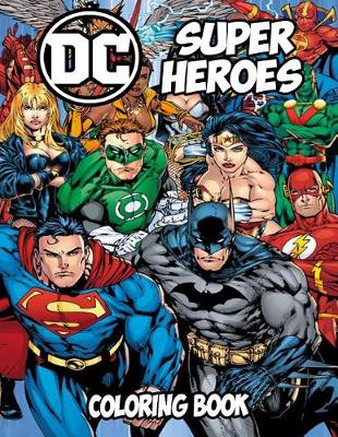 Book cover for DC Super Heroes Coloring Book