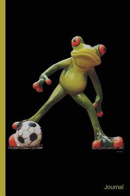 Book cover for Frog Playing Soccer Journal