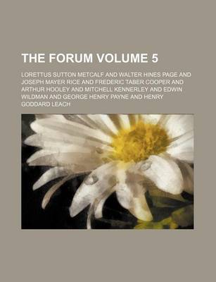 Book cover for The Forum Volume 5