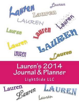 Book cover for Lauren's 2014 Journal & Planner