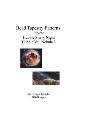 Book cover for Bead Tapestry Patterns Peyote Hubble Starry Night Hubble Veil Nebula 2