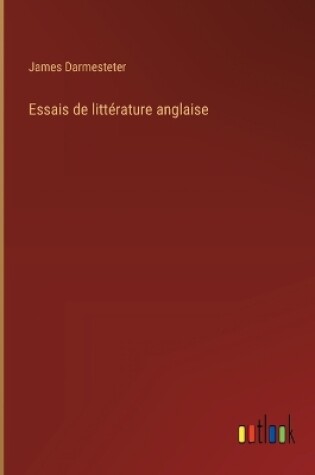 Cover of Essais de littérature anglaise