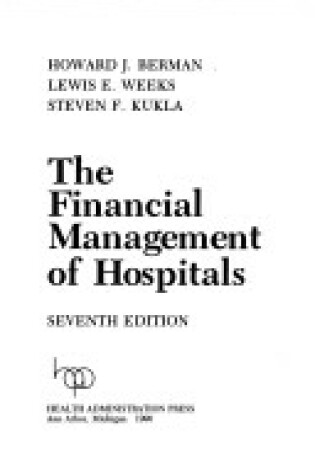 Cover of Fin Mgmt Hosp