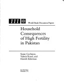 Book cover for Household Consequences of High Fertility in Pakistan