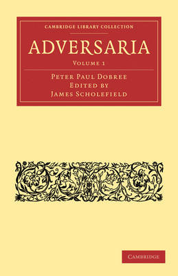 Cover of Adversaria 2 Volume Paperback Set