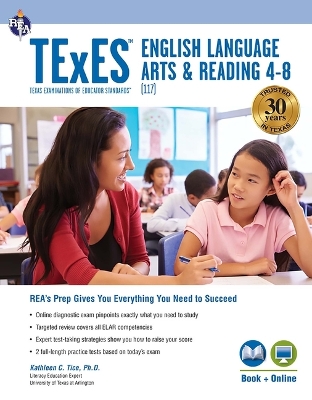 Cover of TExES Ela and Reading 4-8 (117) Book + Online