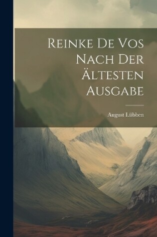 Cover of Reinke De Vos Nach Der Ältesten Ausgabe