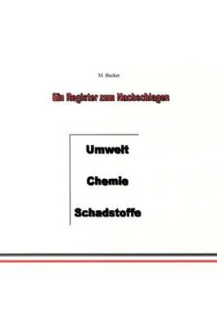 Cover of Umwelt, Chemie, Schadstoffe