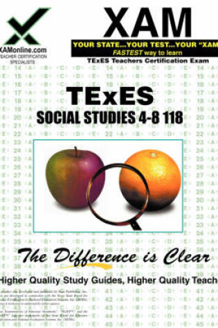 Cover of TExES Social studies 4-8 118