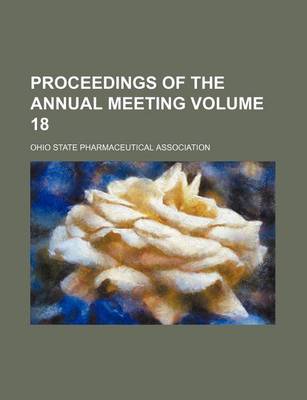 Book cover for Proceedings of the Annual Meeting Volume 18