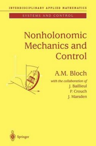 Cover of Nonholonomic Mechanics and Control