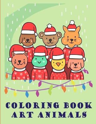 Book cover for Coloring Book Art Animals