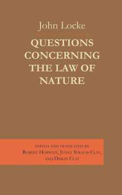 Book cover for Questions Concerning the Law of Nature
