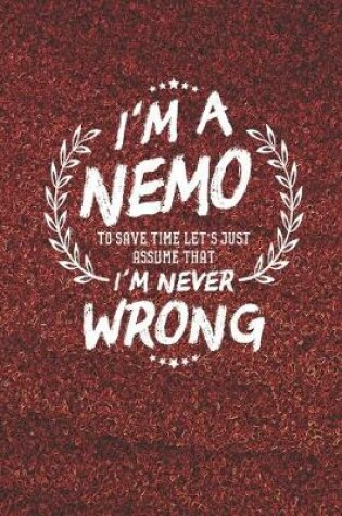 Cover of I'm A Nemo To Save Time Let's Just Assume That I Never Wrong