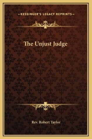 Cover of The Unjust Judge