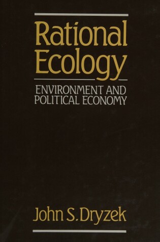 Cover of Rational Ecology