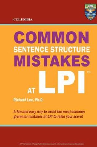 Cover of Columbia Common Sentence Structure Mistakes at LPI