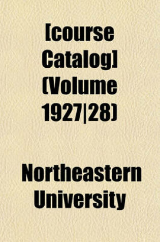 Cover of [Course Catalog] (Volume 1927-28)