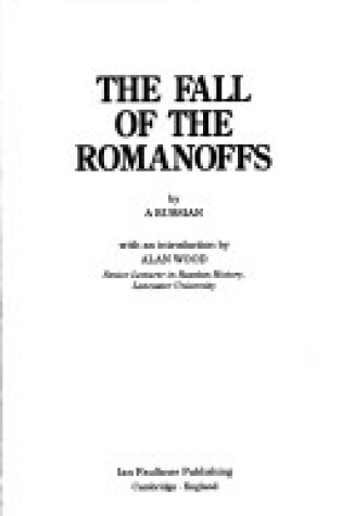 Cover of Fall of the Romanoffs