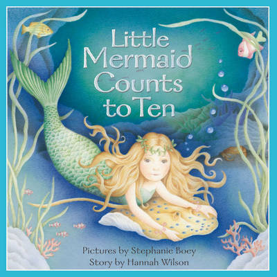Book cover for Little Mermaid Counts to Ten