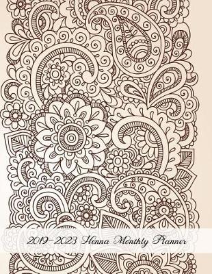 Book cover for 2019-2023 Henna Monthly Planner