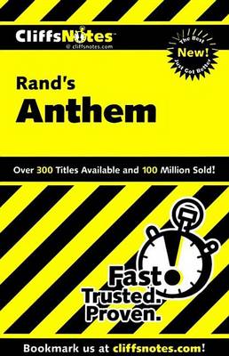 Book cover for Cliffsnotes on Rand's Anthem