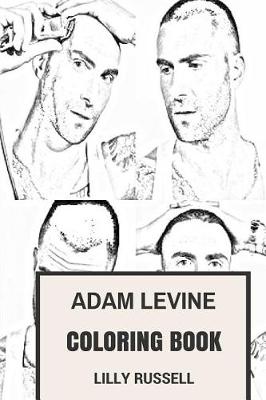 Book cover for Adam Levine Coloring Book