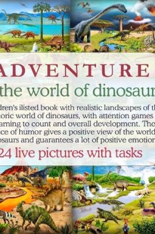 Cover of Adventure in the world of dinosaurs