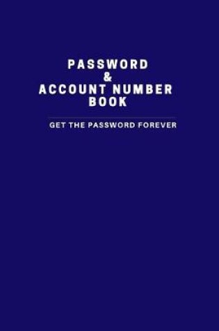 Cover of Password & Account Number Book and Little Telephone/Adress Book (Dark Blue Version）