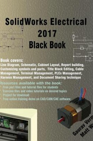 Cover of SolidWorks Electrical 2017 Black Book