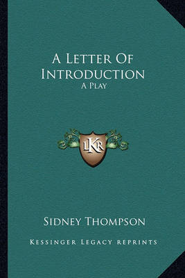 Book cover for A Letter Of Introduction