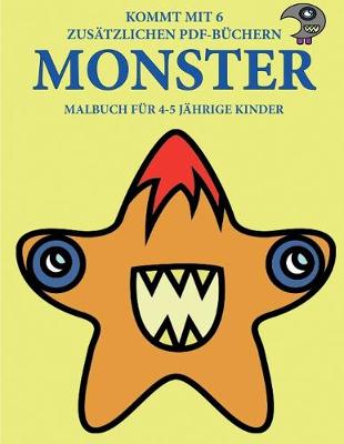 Cover of Malbuch für 4-5 jährige Kinder (Monster)